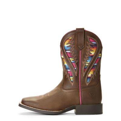 Ariat Quickdraw VentTEK Kahverengi Western Csizma Çocuk (27310-051)